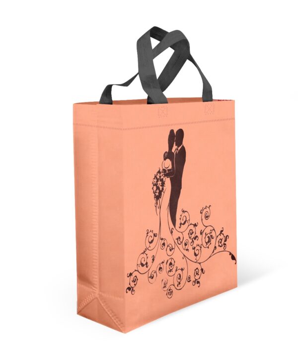 Peach Couple Wedding Bag
