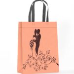 Peach Couple Wedding Bag