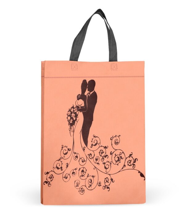 Peach Couple Wedding Bag