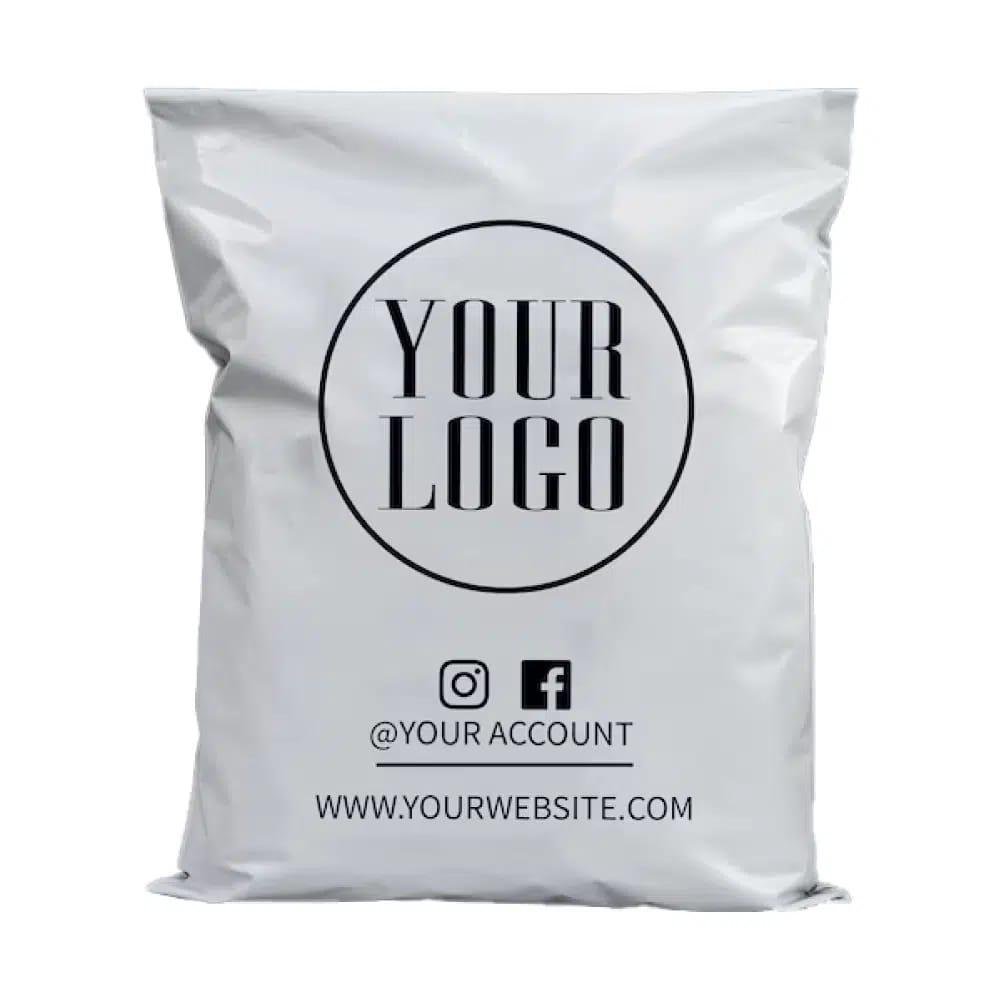 Custom White Courier Bags with Logo